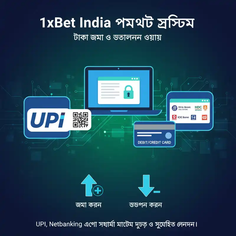 1xbet India Payment Methods
